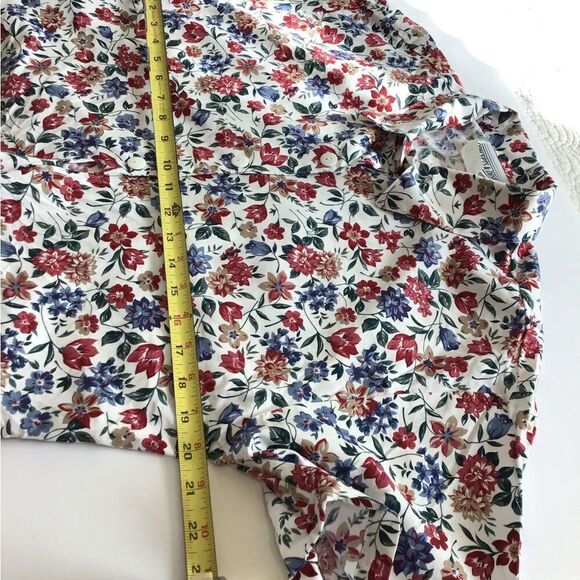 Vintage 2-Piece Matching Jean Shorts Crop Top Outfit Set By Concept Designs L/13 - Picture 8 of 16